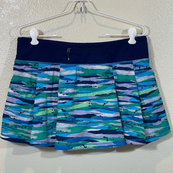 Lululemon Pace Rival Skirt II (Regular) Seven Wonders Multi / Hero Blue - Picture 4 of 13